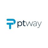 شعارمنصة ptWay تربط بين الشركات والباحثين عن عمل جزئي باللون الأزرق