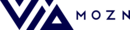 شعار شركة مزن باللون الأزرق الغامق